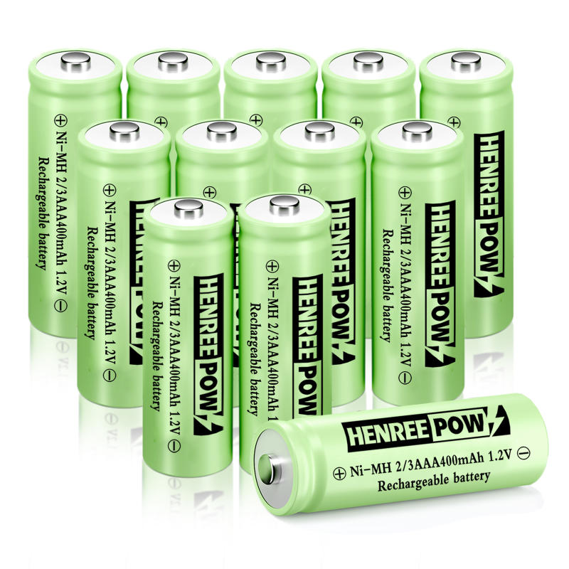 Henreepow 1.2V 600mAh AA NI-MH Baterias recarregáveis