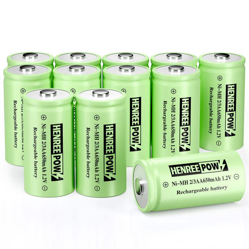 Henreepow 1.2V 600mAh AA NI-MH Baterias recarregáveis